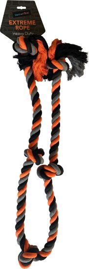 Extreme 5x Knot Heavy Rope Dog Toy 180cm (6ft)