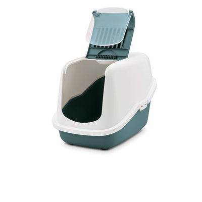 Nestor Cat Toilet With Filter Wh/BlueStone