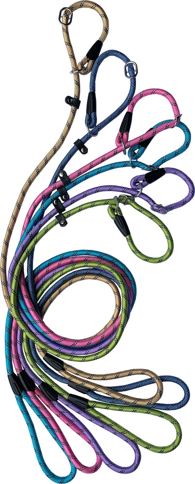 D&C Pastel Coloured Rope Slip Lead 10mm 60"