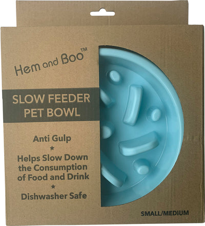 Slow Feeder Pet Bowl Small 7"