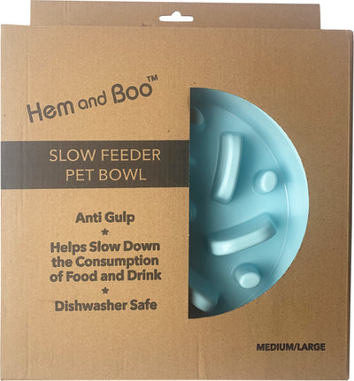 Slow Feeder Pet Bowl Medium 9"