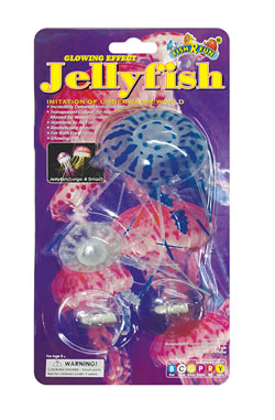 Jellyfish Twin Pack Blue/Clear Glowing Effect