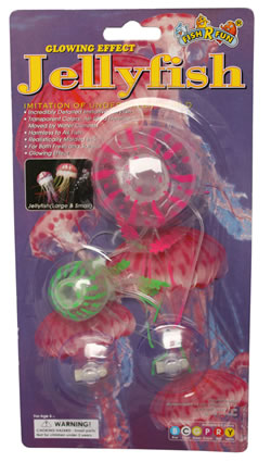 Jellyfish Twin Pack Red/Green Glowing Effect