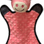 Flattie Farm Animal Dog Toy