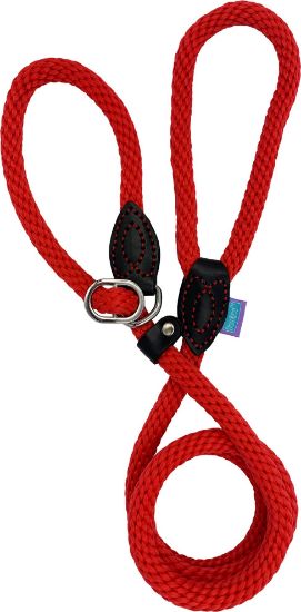 Soft Touch Rope Slip Lead Red 14mm 60"