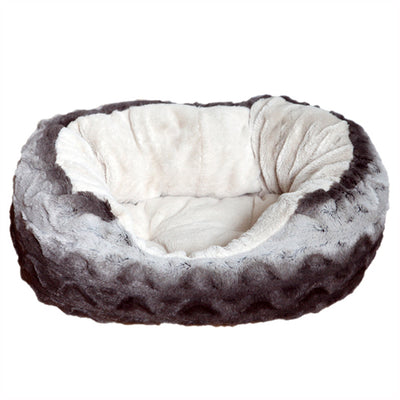 20" Grey & Cream Snuggle Bed