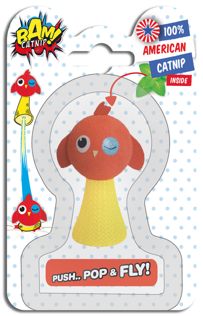 BAM! Catnip Pop and Fly Cat Toy