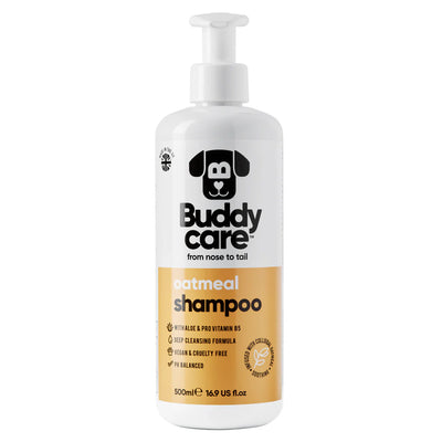 Buddy Care Dog Shampoo - Oatmeal - 500ml / 16.9 fl oz