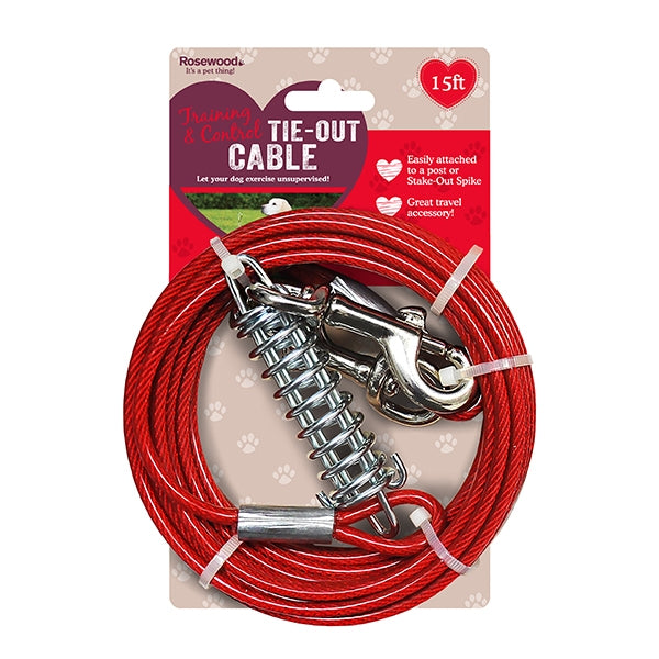 15' Heavy Tie Out Cable