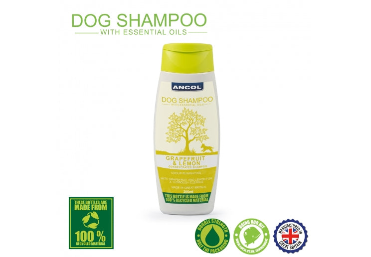 Ancol Lemon and  Grapefruit Dog Shampo 200ml