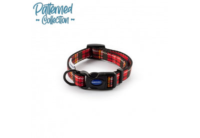 Tartan Collar Red 30-50cm Size 2-5