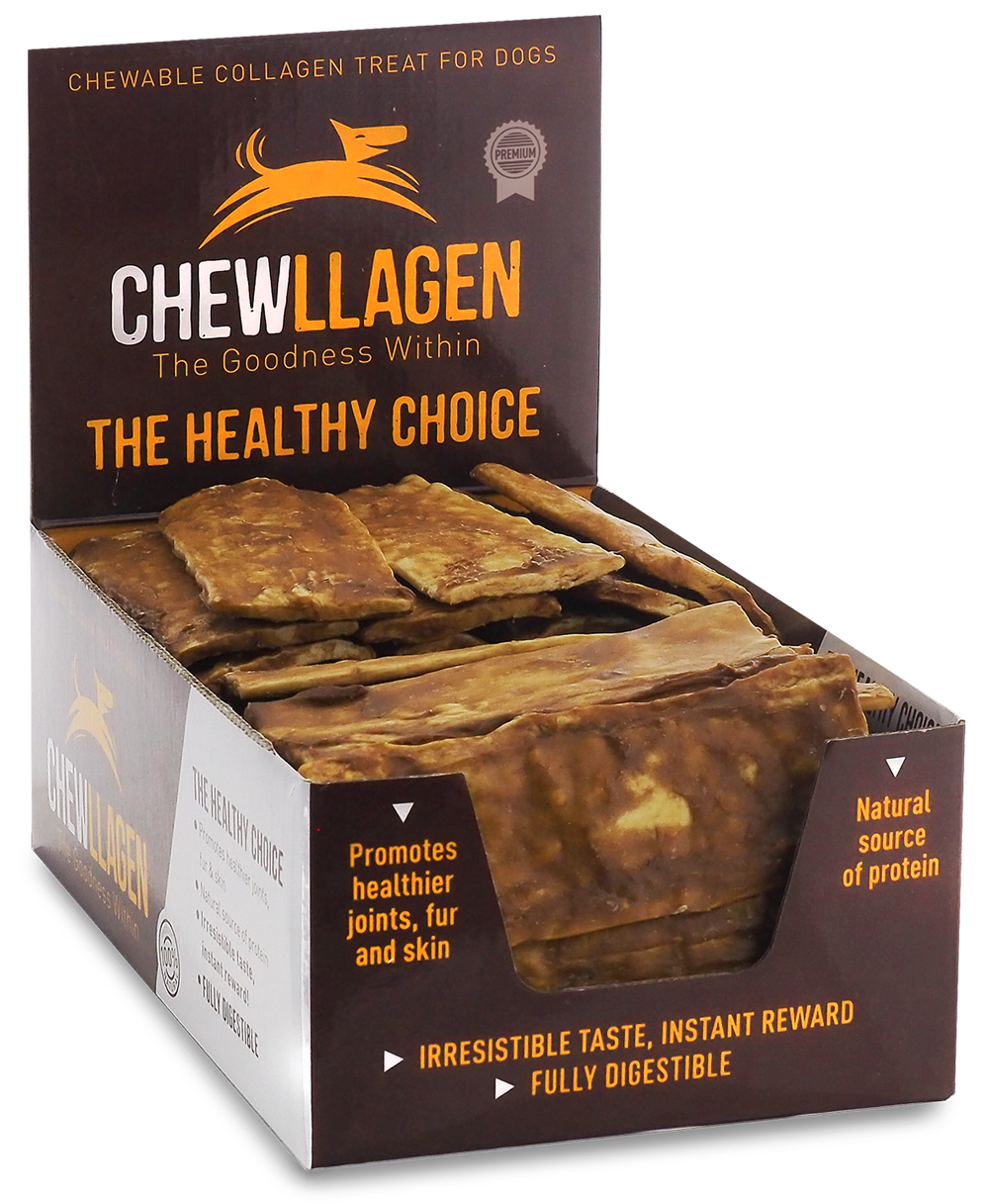 Chewllagen Chips 2x6" Beef 50