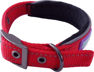 D&C Padded Collar Red Large