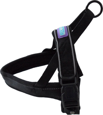 D&C Large Reflective Padded Harness Black