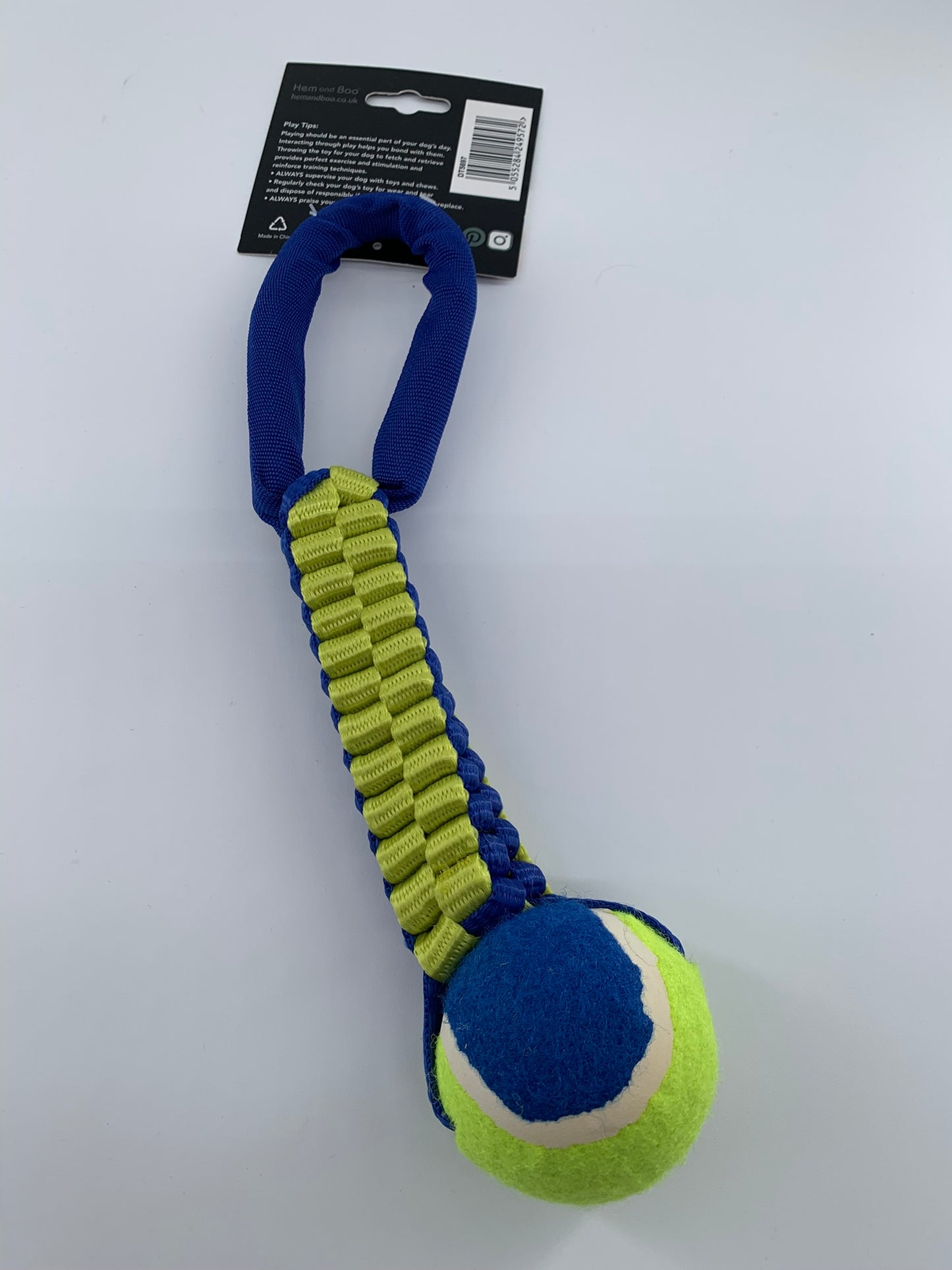 K9 Plaited Ball Tug - WIGIG