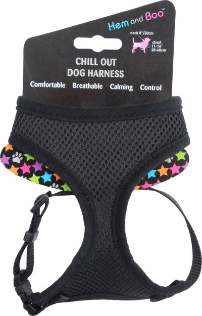 Hem&Boo Soft Mesh Harness Medium Black