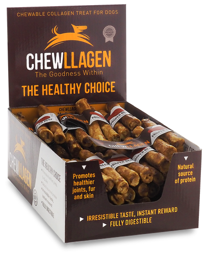 Chewllagen Medium Roll 5" 20mm 2pk Beef 35