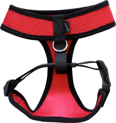 Hem&Boo Soft Mesh Harness Small Red