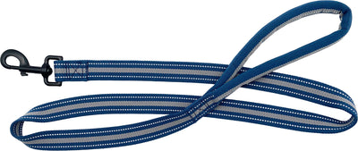 Sports Lead with Reflective Strip Blue 1" x 48"