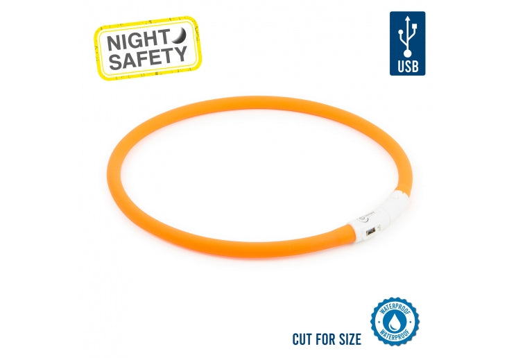 Rechargeable Flash Band Orange